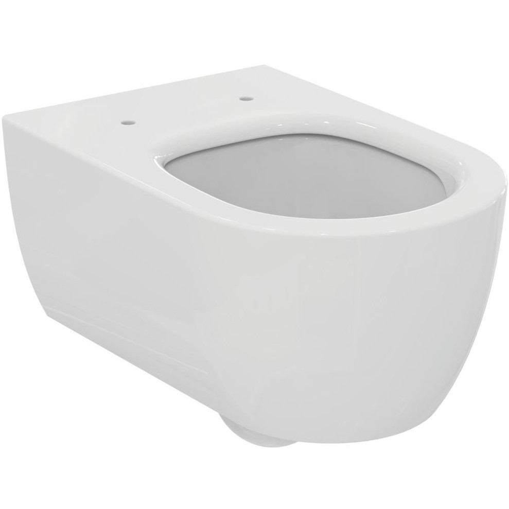 VAS WC BLEND CURVE SUSPENDAT AQUABLADE 54.5X36, FIXARE COMPLET ASCUNSA